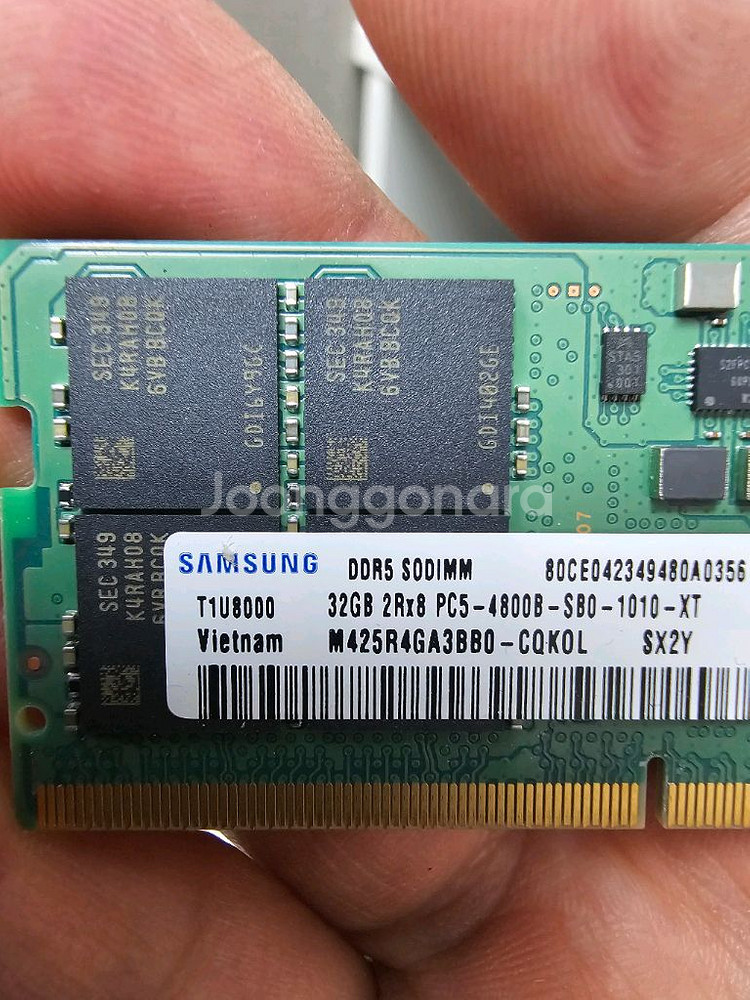 삼성 DDR5 32GB 램 4800MHz 노트북용--0