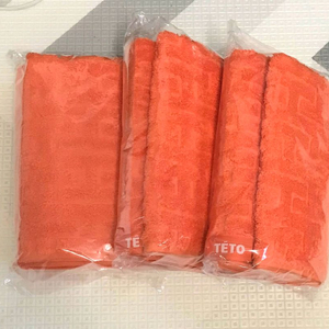 TETO 오렌지 수피마 수건 3매 택배포함