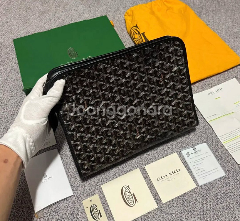 고야드 쥬방스 클러치 gm 블랙--0