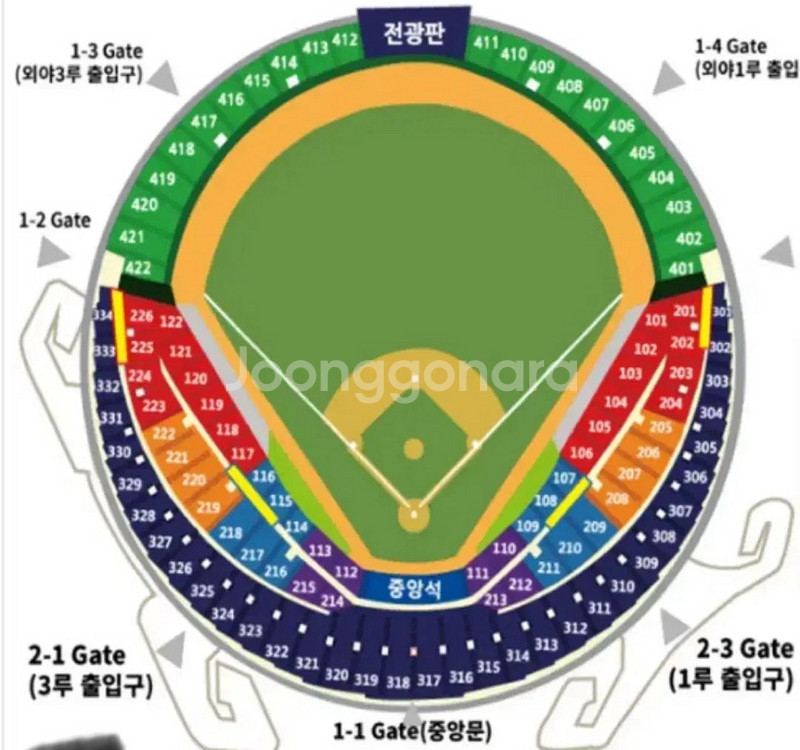 7.22 두산 한화 3루 오렌지 2/4연석--0