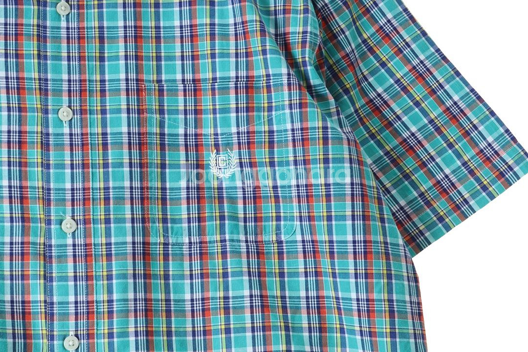 (L-2XL) 브랜드빈티지 반팔셔츠 남방 웨스턴체크--3