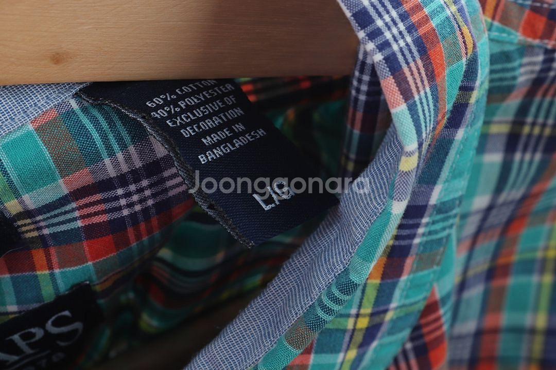 (L-2XL) 브랜드빈티지 반팔셔츠 남방 웨스턴체크--5