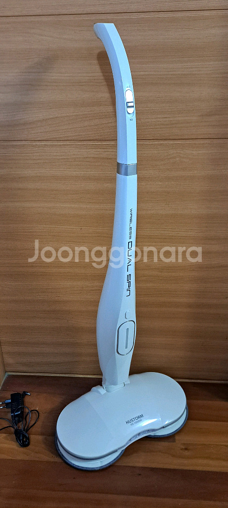 휴스톰 무선 듀얼 스핀 물걸레 청소기 HS-10000W--0