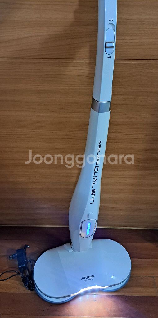 휴스톰 무선 듀얼 스핀 물걸레 청소기 HS-10000W--1