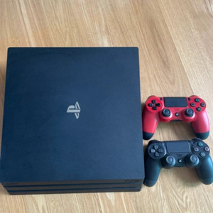 PS4 Pro 풀박스+듀얼쇼크 2개+게임CD2장