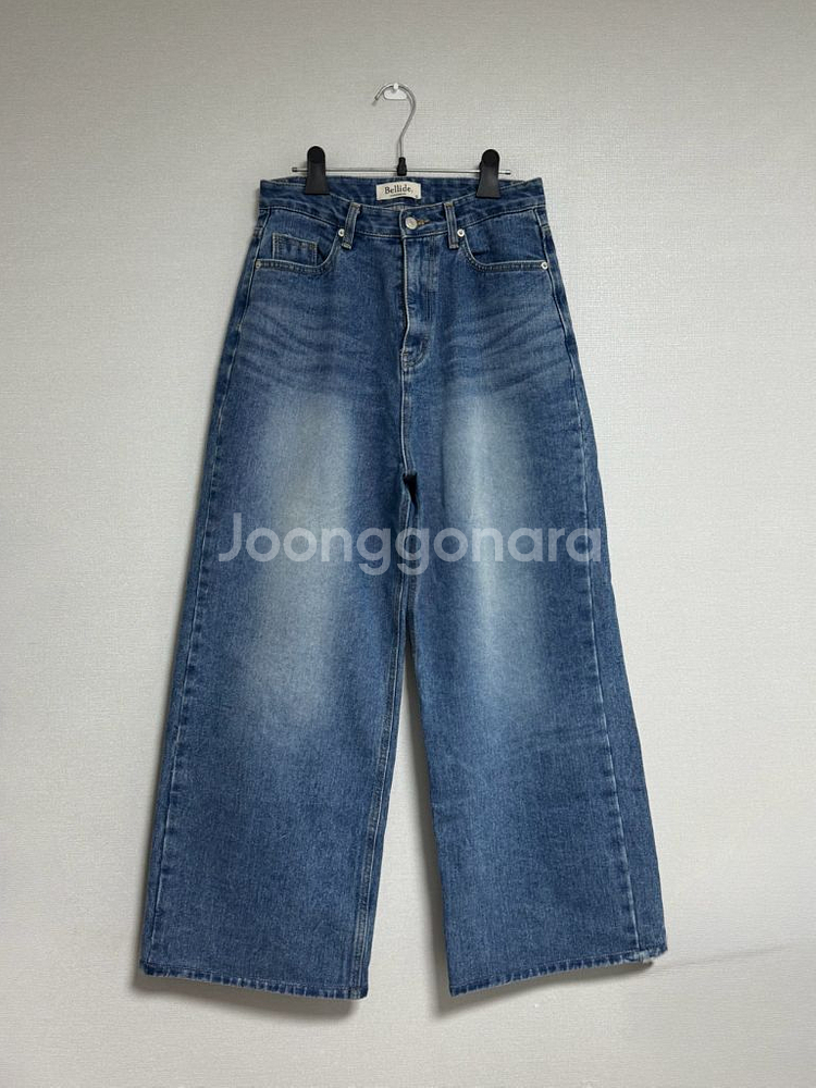 베이델리 와이드 데님 팬츠--2