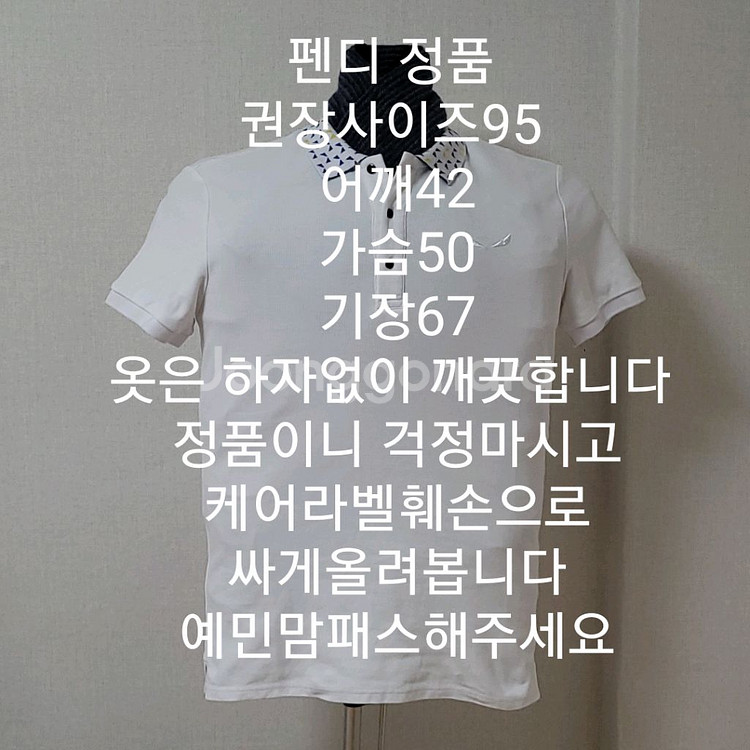 펜디 반팔티셔츠 정품--5