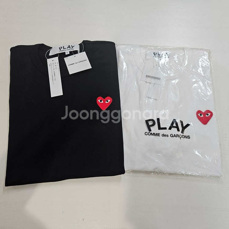 [정품] 꼼데가르송 레드와펜 반팔티 2종--0