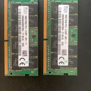 노트북메모리 16g PC4-2133p