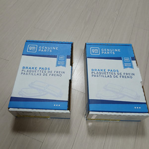 캐딜락 XT6 / XT5 순정 브레이크패드 앞,뒤
