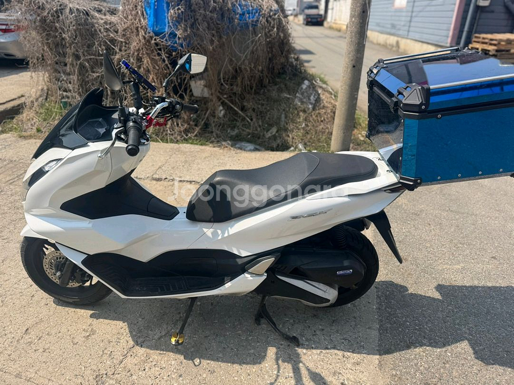 혼다 pcx125 22년 abs 화이트컬러 팝니다--4