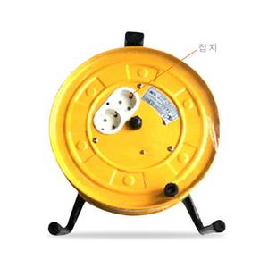 새제품) 다전 접지 1.5sq 작업선 케이블 릴 30M