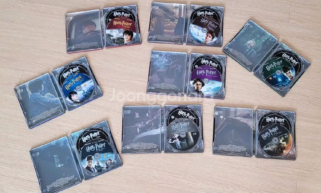 해리포터 블루레이 스틸북(8 BD + 8 DVD) 판매--1