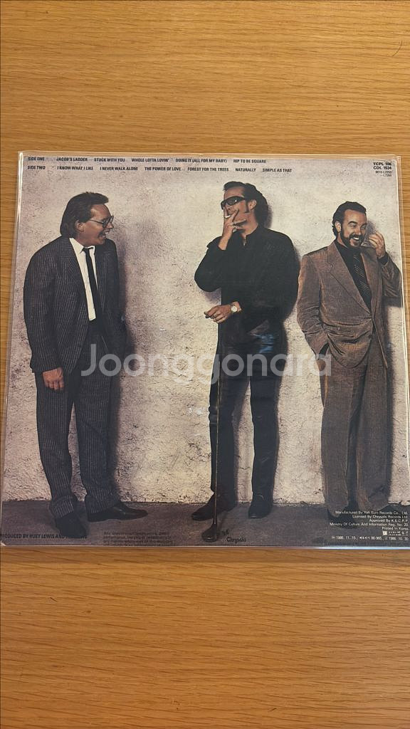 huey lewis and the news lp--1