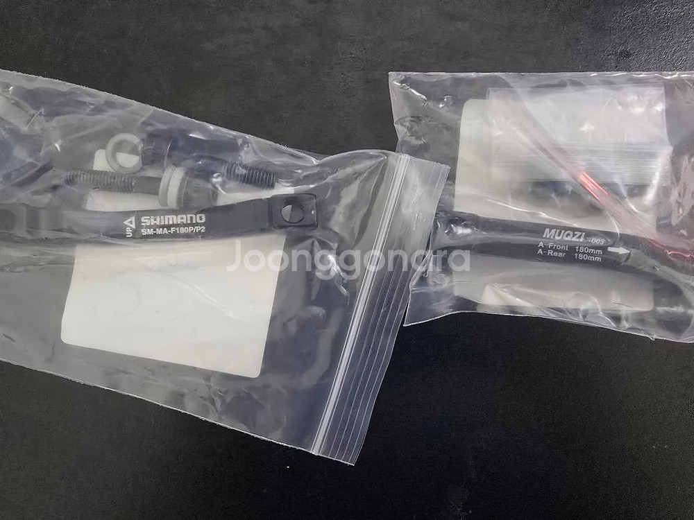 자전거 캘리퍼 180mm 어뎁터 앞뒤 팝니다.--0