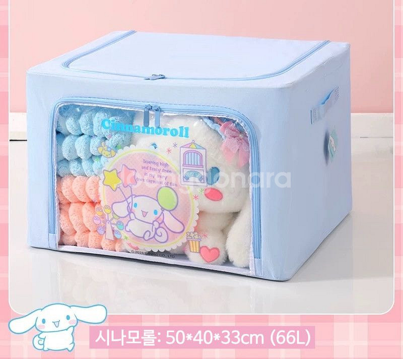 <최저가>(새상품) 산리오 시나모롤 리빙박스 66L--0