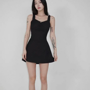 페일제이드 로즈 셔링 원피스