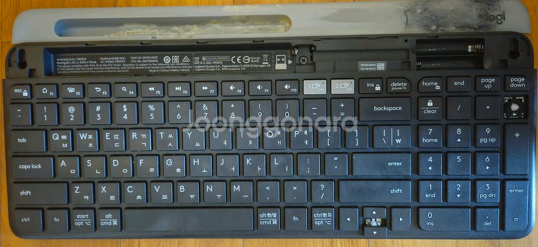 로지텍 K580 무선 키보드--0