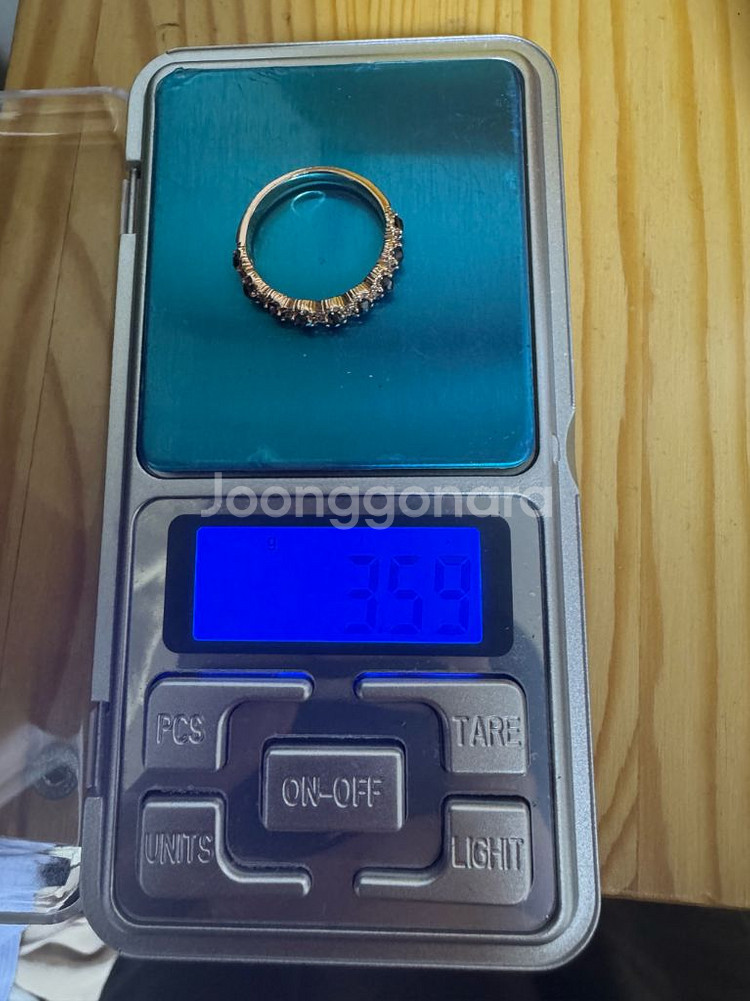 천연다이아 금 반지 블랙다이아 14K 로즈골드--5