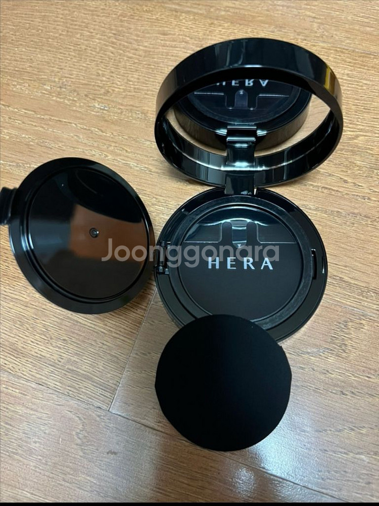 새상품) 헤라 NEW 블랙 쿠션 21C1 로제바닐라--1