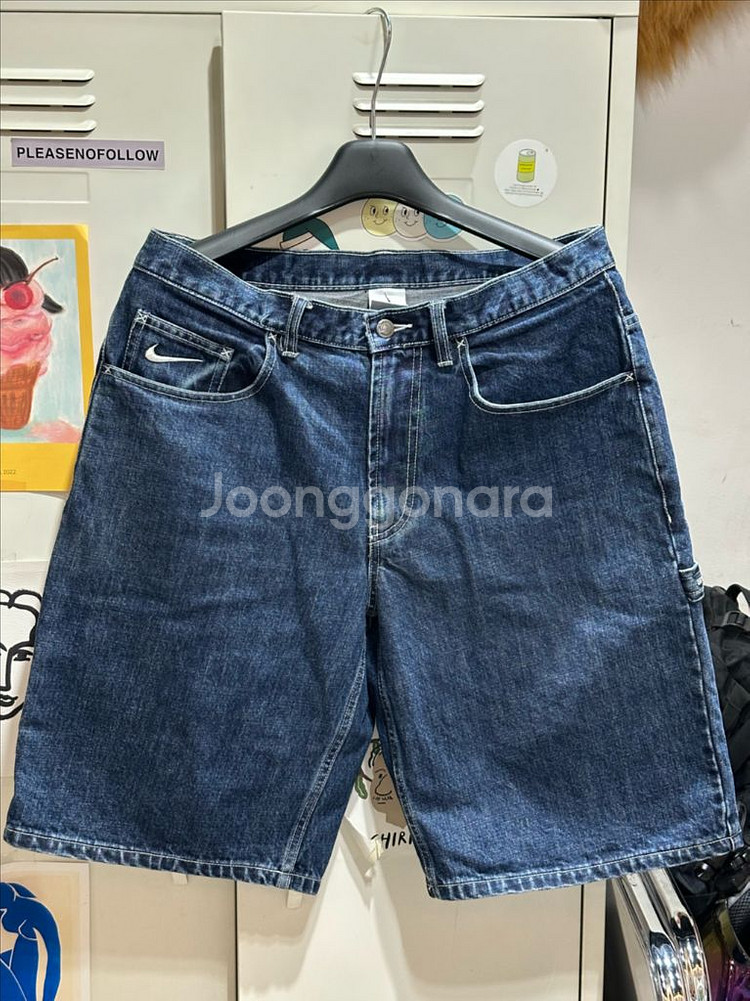 슈프림X나이키데님 반바지 팝니다--0