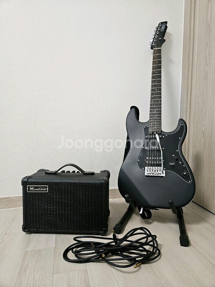 헥스기타 + monolith 기타앰프(줄포함)--0