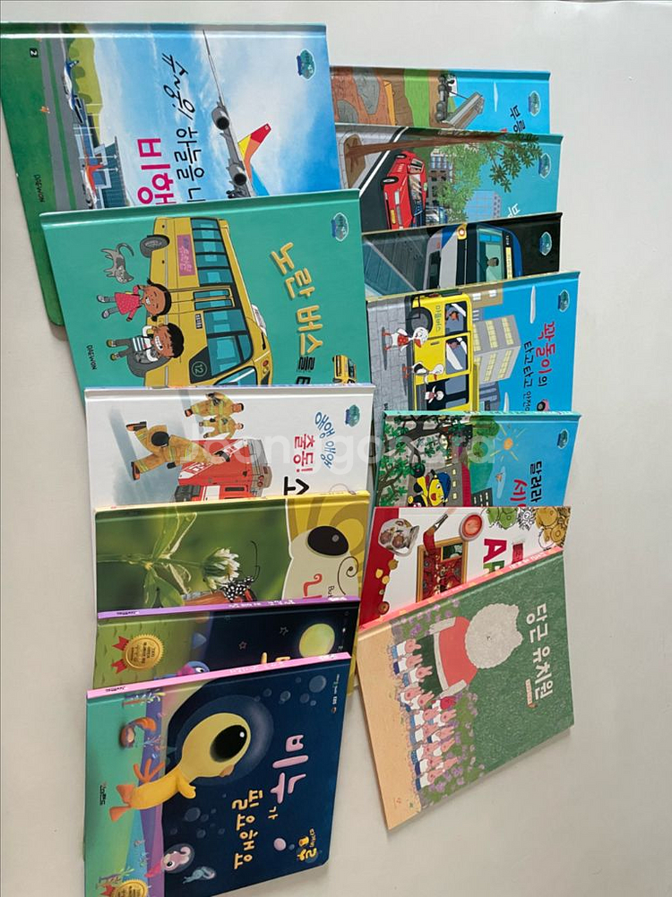 부릉부릉 탈것친구들+당근유치원, 아기감성책 등--3