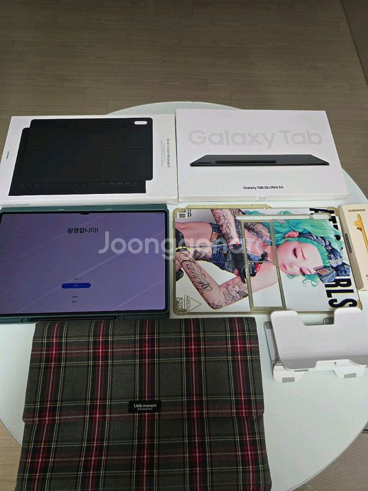 갤럭시 탭 S8 울트라 128GB+삼성 SD 512GB--2