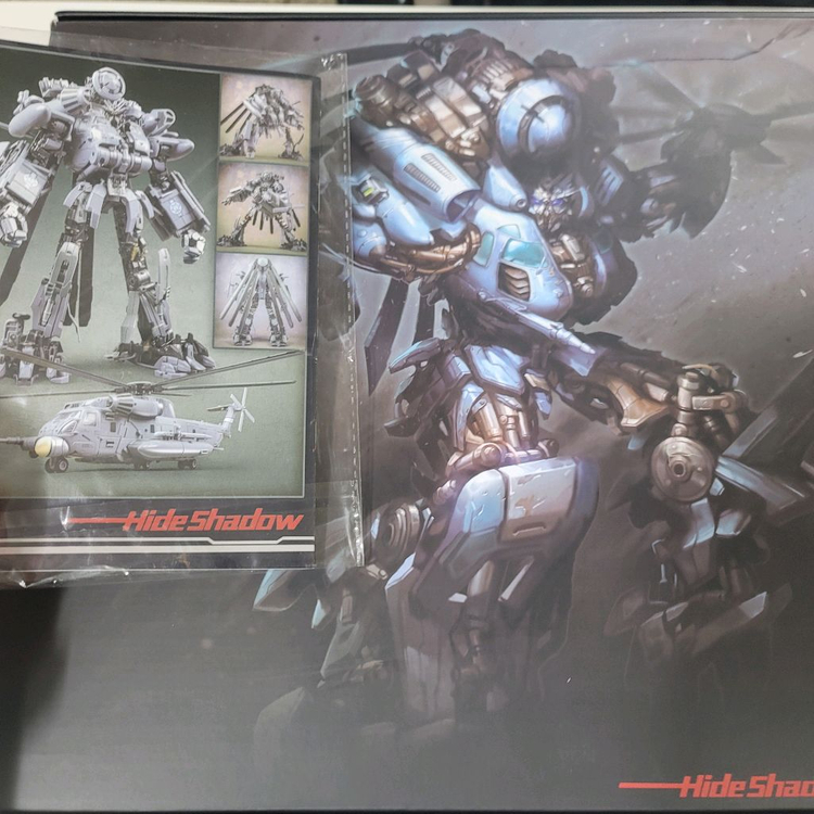 (새상품)트랜스포머 블랙아웃 프라모델 증강판 28cm--5