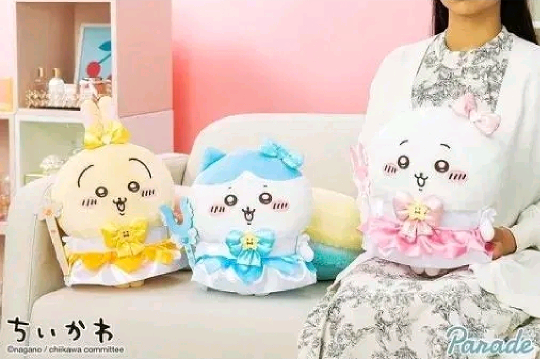 치이카와 초매지컬 봉제인형 대형 먼작귀 이미지