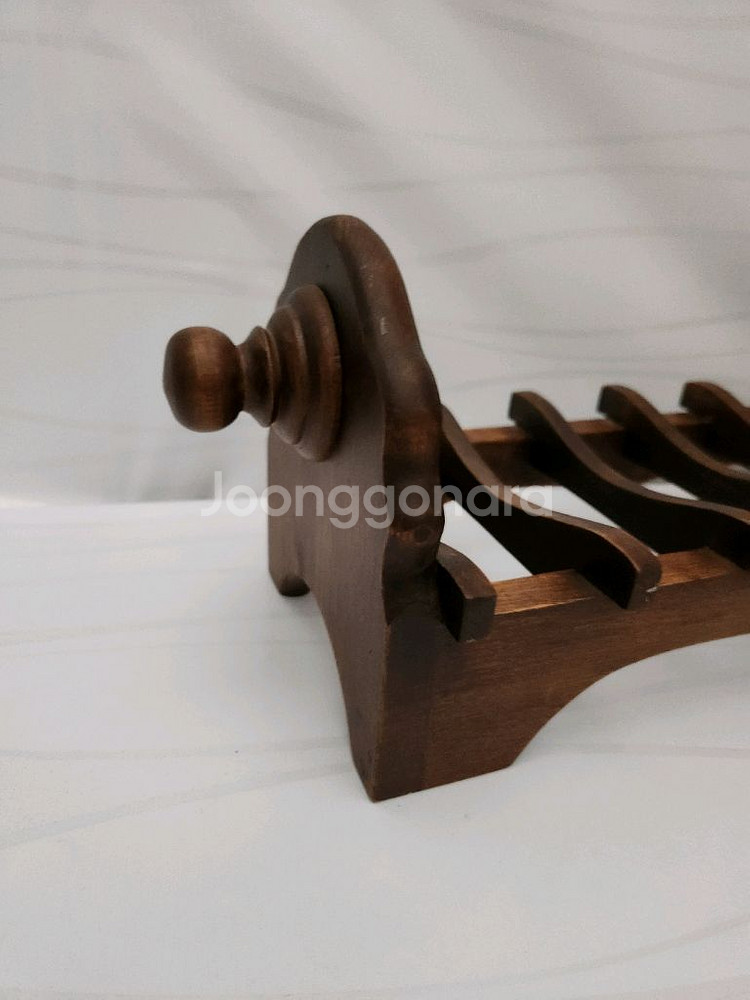 인테리어소품 옛날 원목 접시거치대--2