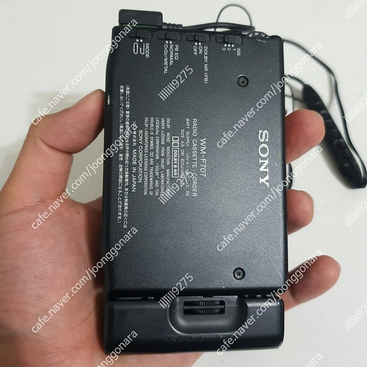 소니 워크맨 WM-F707 카세트 워크맨 부품용--2