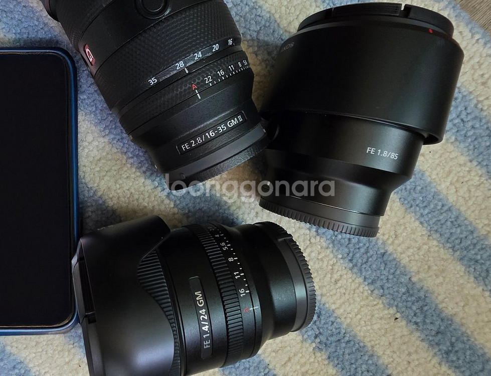 탐론 70 180. 소니85 등 24gm--1