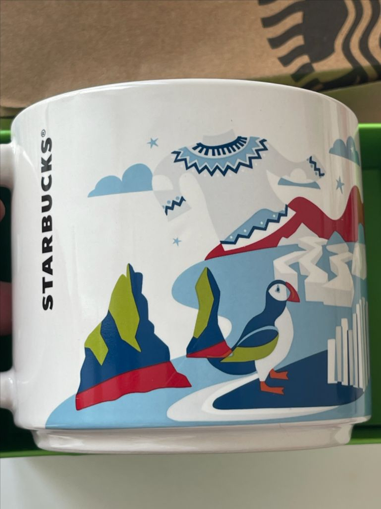스타벅스 You Are Here 아이슬란드 머그--2