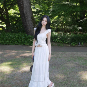 피브안 스완 레이스 블라우스 m