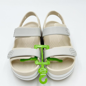 크록스 브루클린 샌들 220 베이지 새상품 여성 샌들