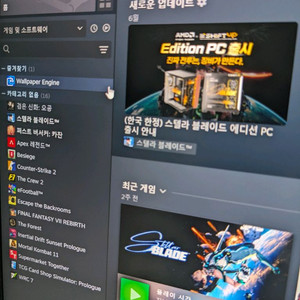 스팀 ㅍㅍ 스텔라블레이드 , 오공 , 카잔등 급처