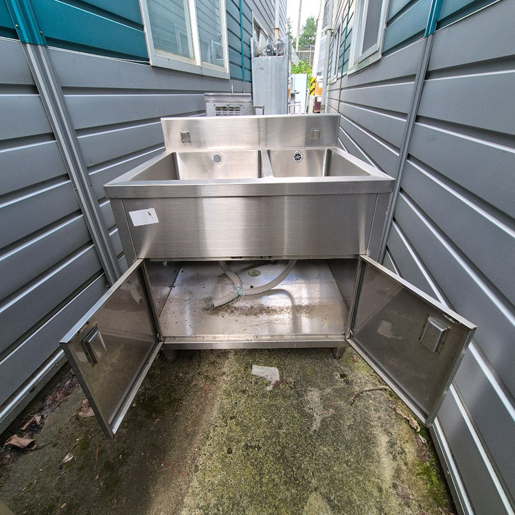 업소용 2볼 스텐 씽크대 304 이미지