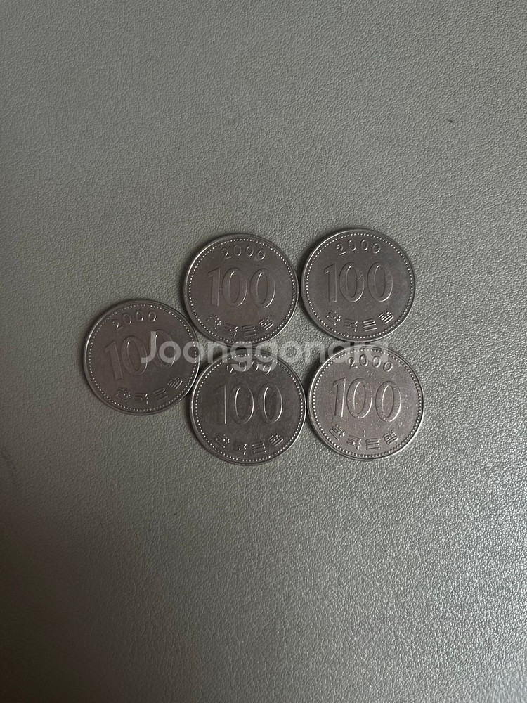 2000년도 100원짜리 동전--0