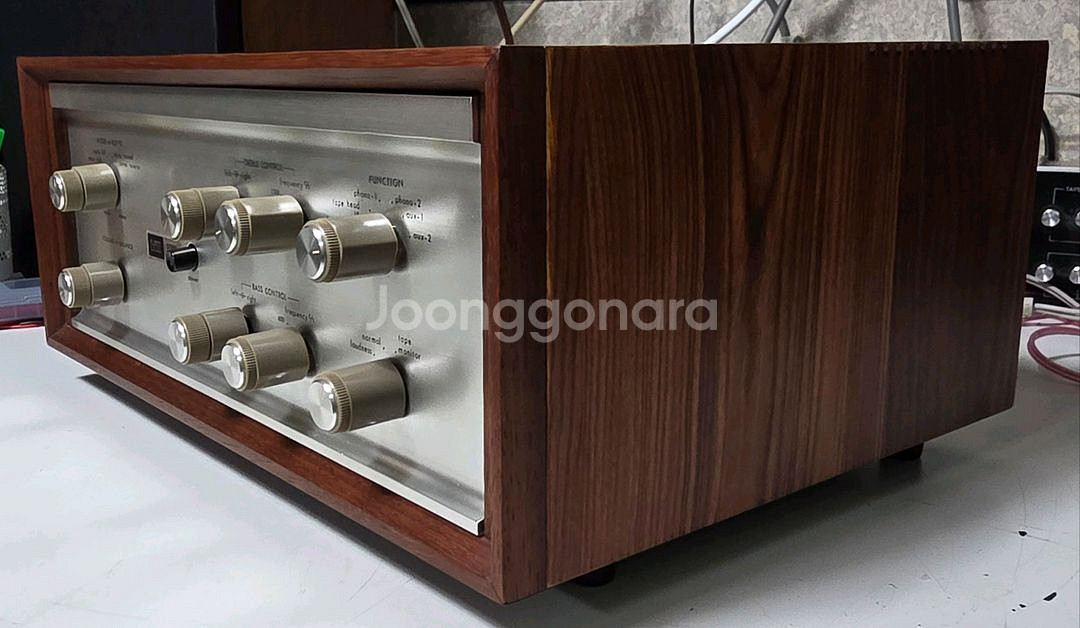 럭스만 PZ-24 진공관 프리앰프(우드케이스)--1