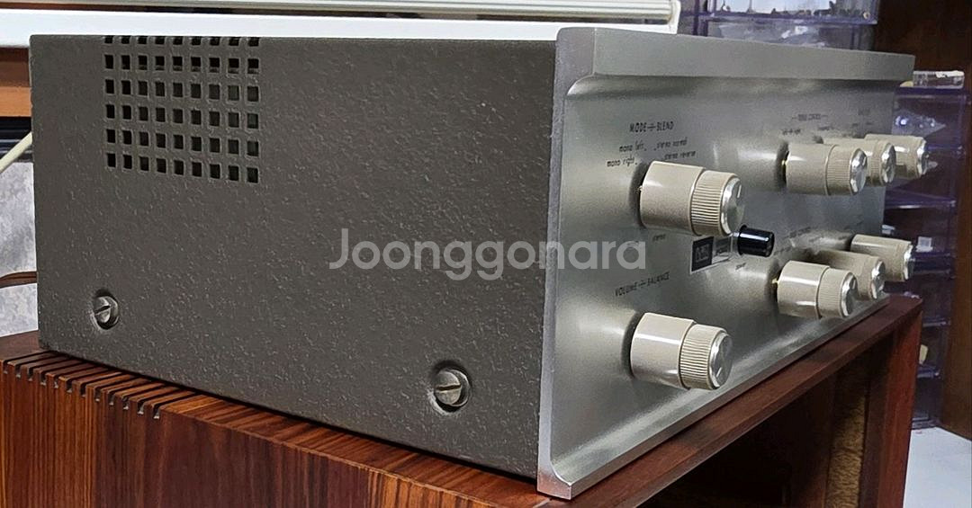 럭스만 PZ-24 진공관 프리앰프(우드케이스)--6