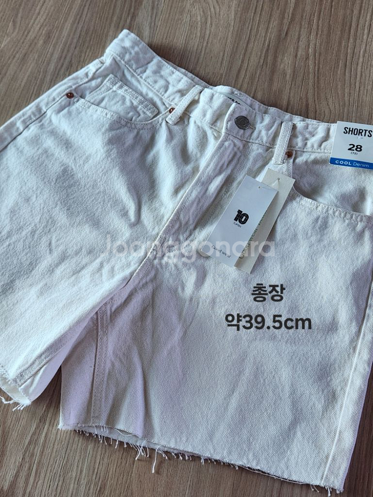 (새상품) 탑텐 데님 쇼츠 반바지 28--0