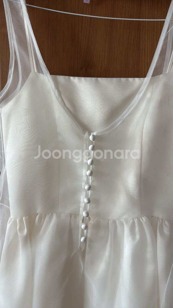 가니송 브라이덜 크리스탈 레이어드 드레스--12
