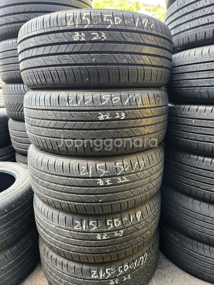 215 50 17 A급 중고타이어 다량 보유--0