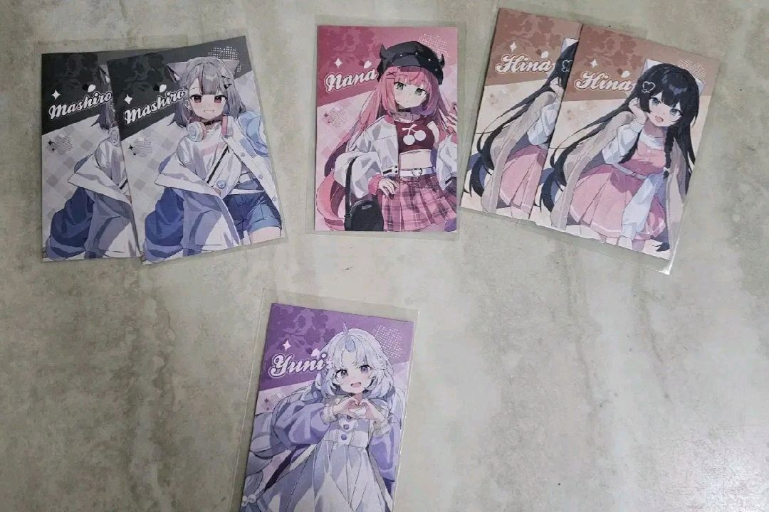 스텔라이브 봄빛데이트 엽서 특전--2