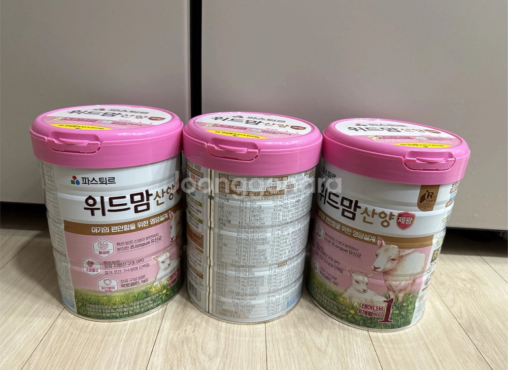 파스퇴르 위드맘 제왕 산양 1단계 3캔--0