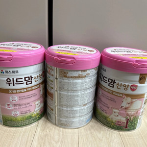 파스퇴르 위드맘 제왕 산양 1단계 3캔