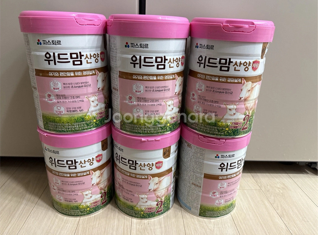 파스퇴르 위드맘 제왕 산양 2단계 6캔--0