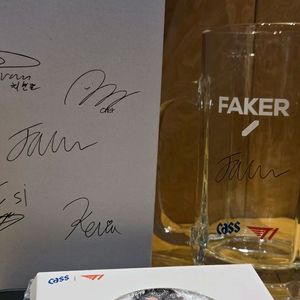 T1 티원 x Cass 카스 - 페이커 맥주잔