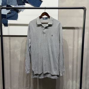 (110) 폴로 랄프로렌 캐주얼 자수 긴팔 카라티